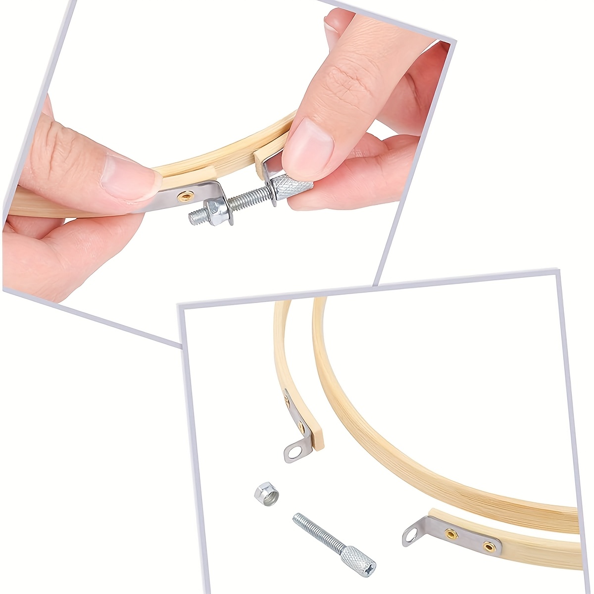 12pcs/Set 5-Inch Small Embroidery Hoops
