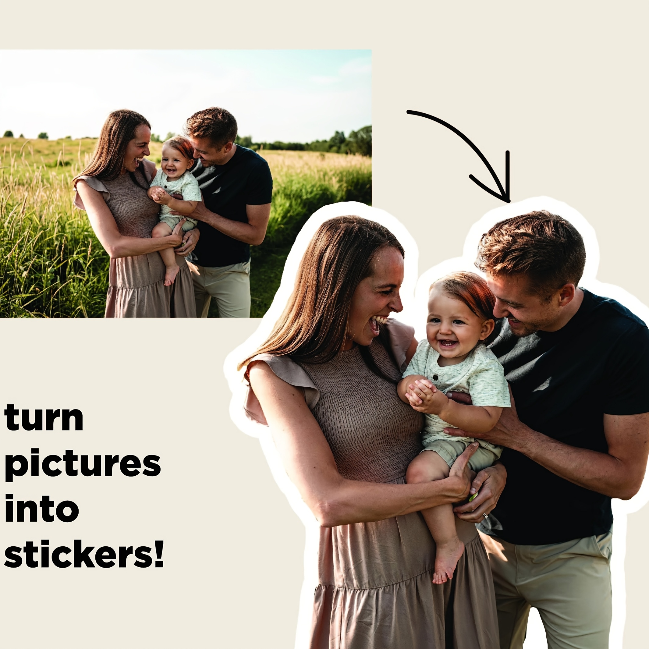 E-shop 10/30/50 Stück individuelle Porträt-Sticker, Cartoon-Porträts, personalisierte Geschenke, lustige Fotos, kreative Etiketten, geeignet für den