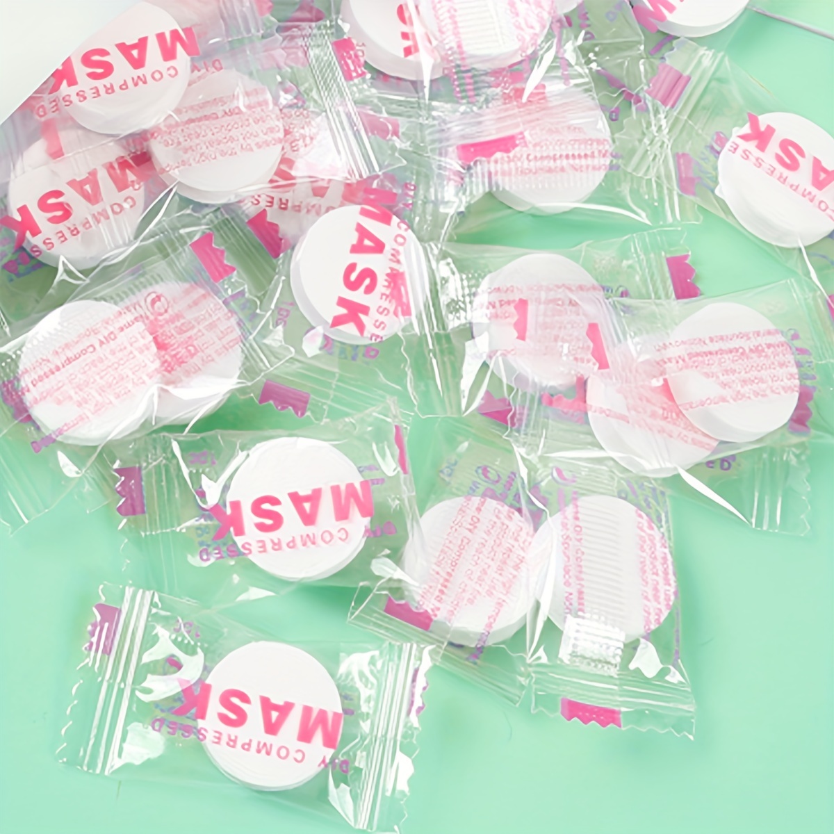 

20pcs/50pcs/100pcs Thread Masks, Unscented, -free, Polyester, Suitable Types, Unisex-adult, Products For Hydration