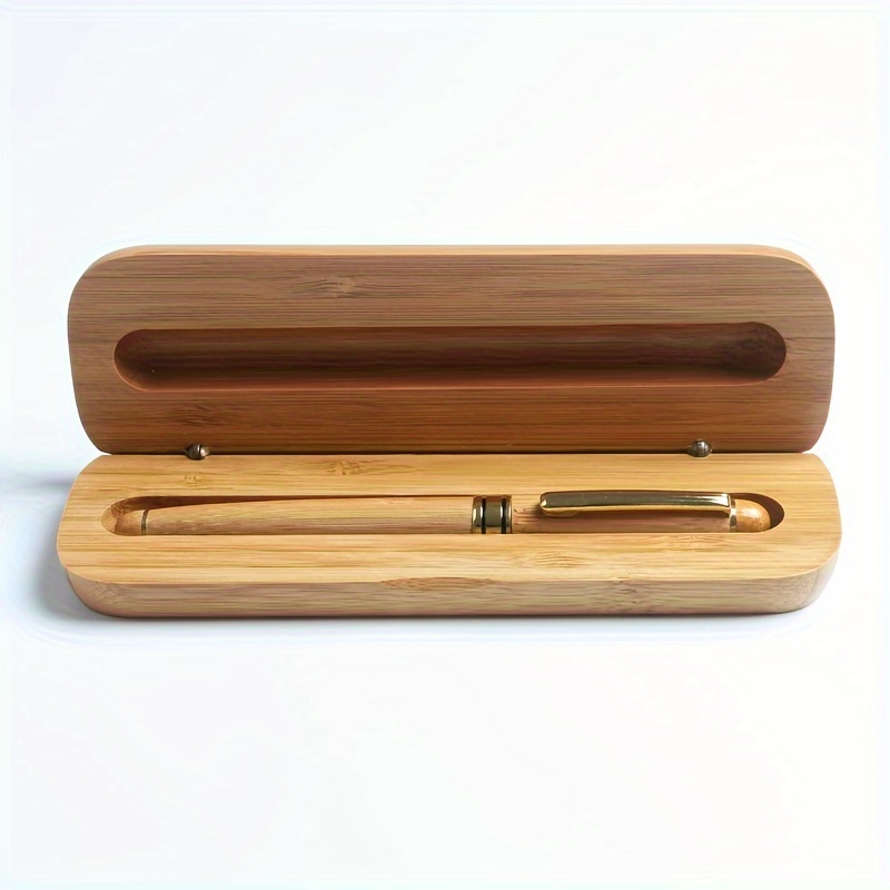 

Ensemble Stylo Signature En Bambou + Coffret Cadeau En Bambou, Ensemble De Stylo-cadeau En Bois De Bambou Nan, Petit Ornement Exquis