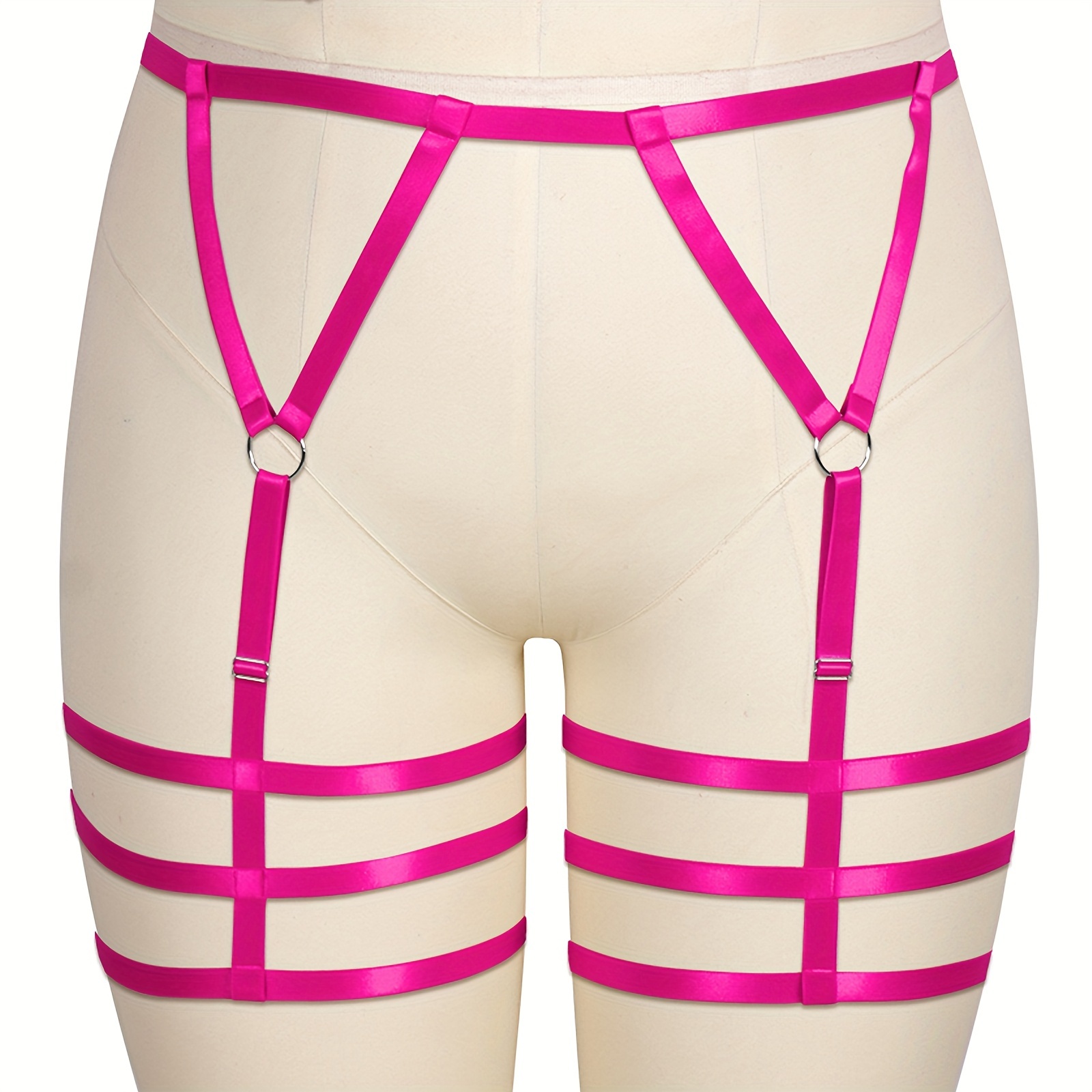 body size leg garter strap elastic adjust thigh - Temu