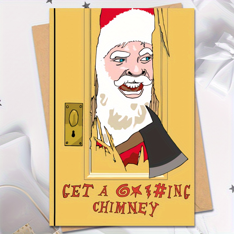TEMU Humorous Christmas - 300gsm , , , For Greetings, & - Includes For