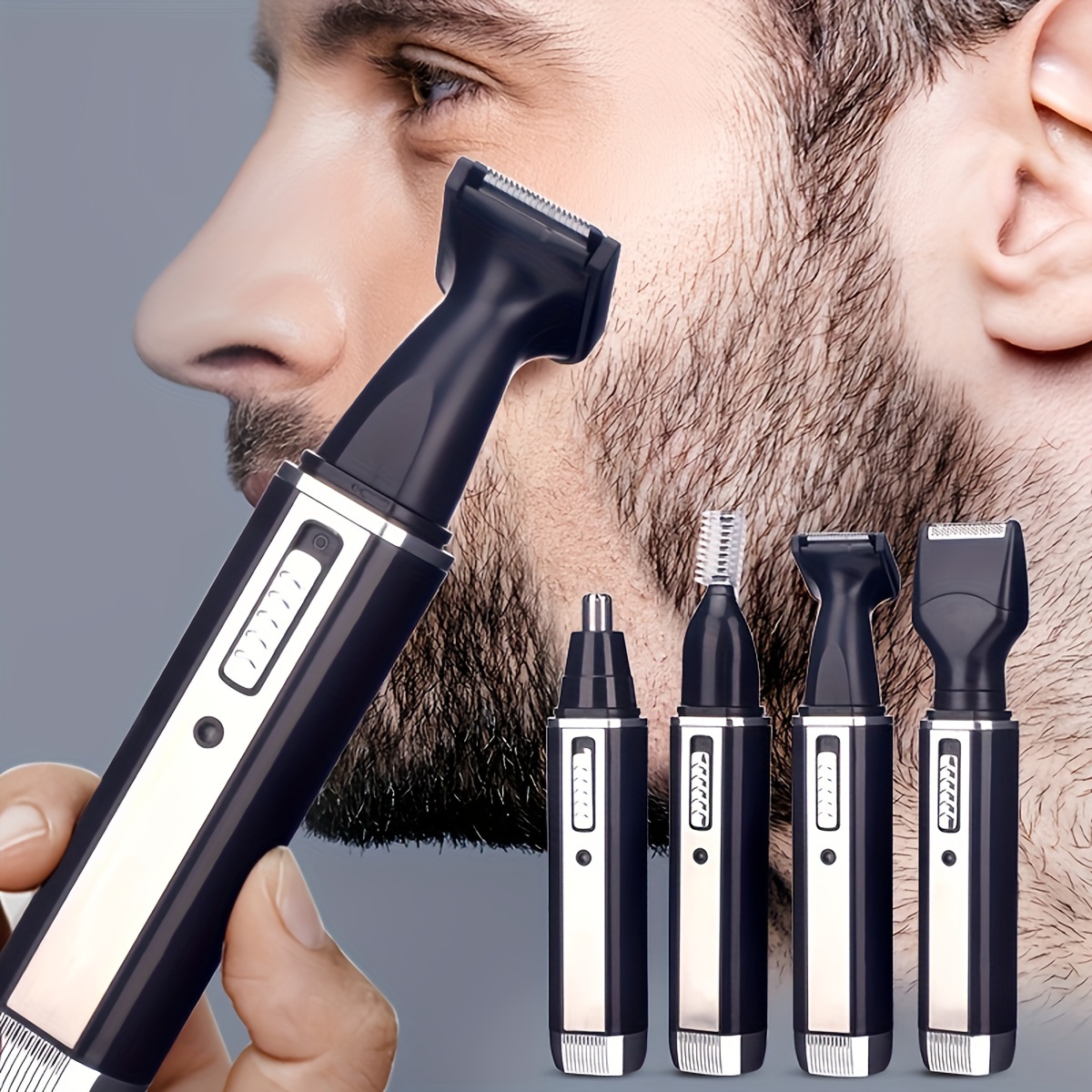 4 in 1 mens contouring set electric shaver nose hair trimmer eyebrow trimmer temples trimmer usb charging multi function set for   Product details 8