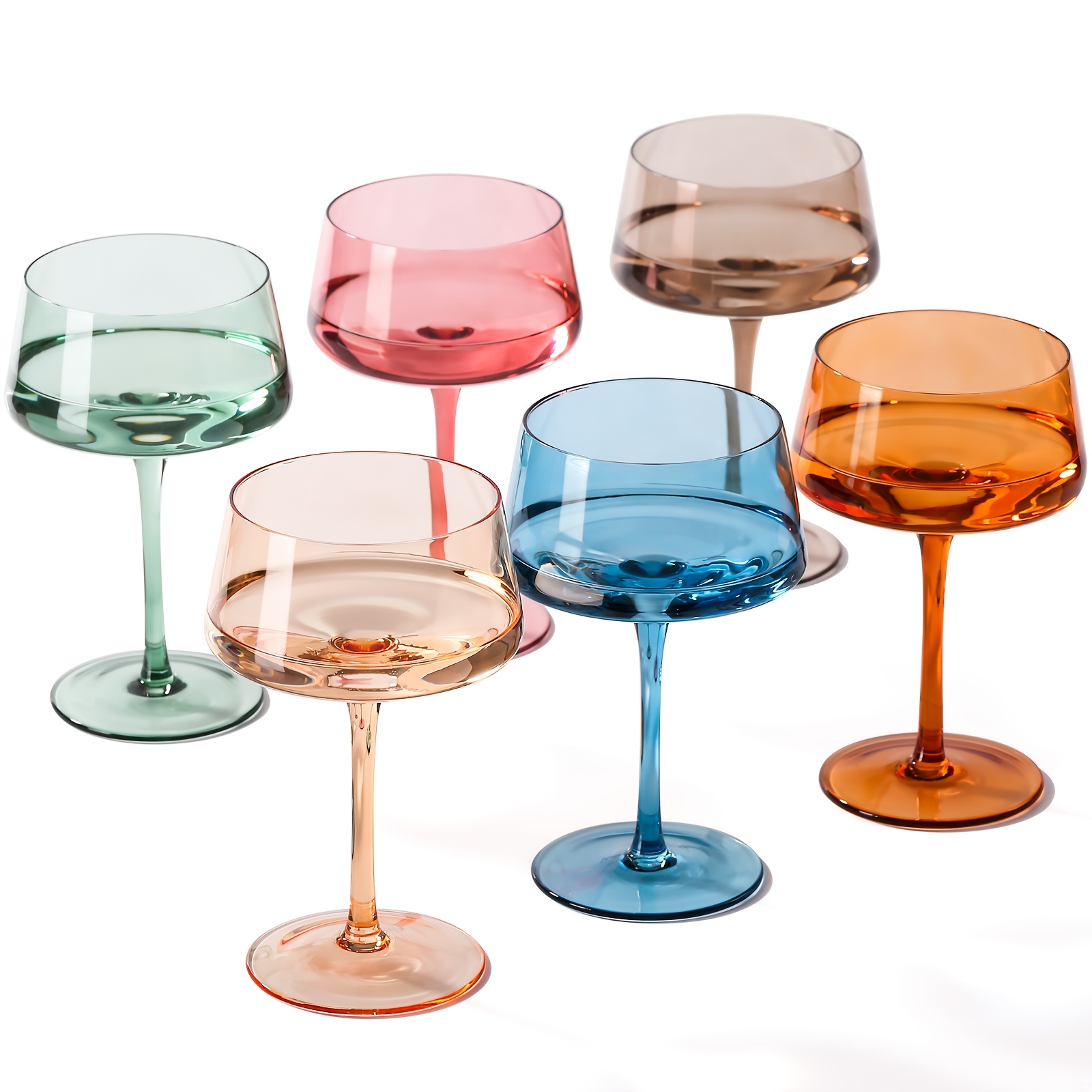 Lot De 2 Verres à Martini IVV – Soufflés à La Main – Italie – élégants
