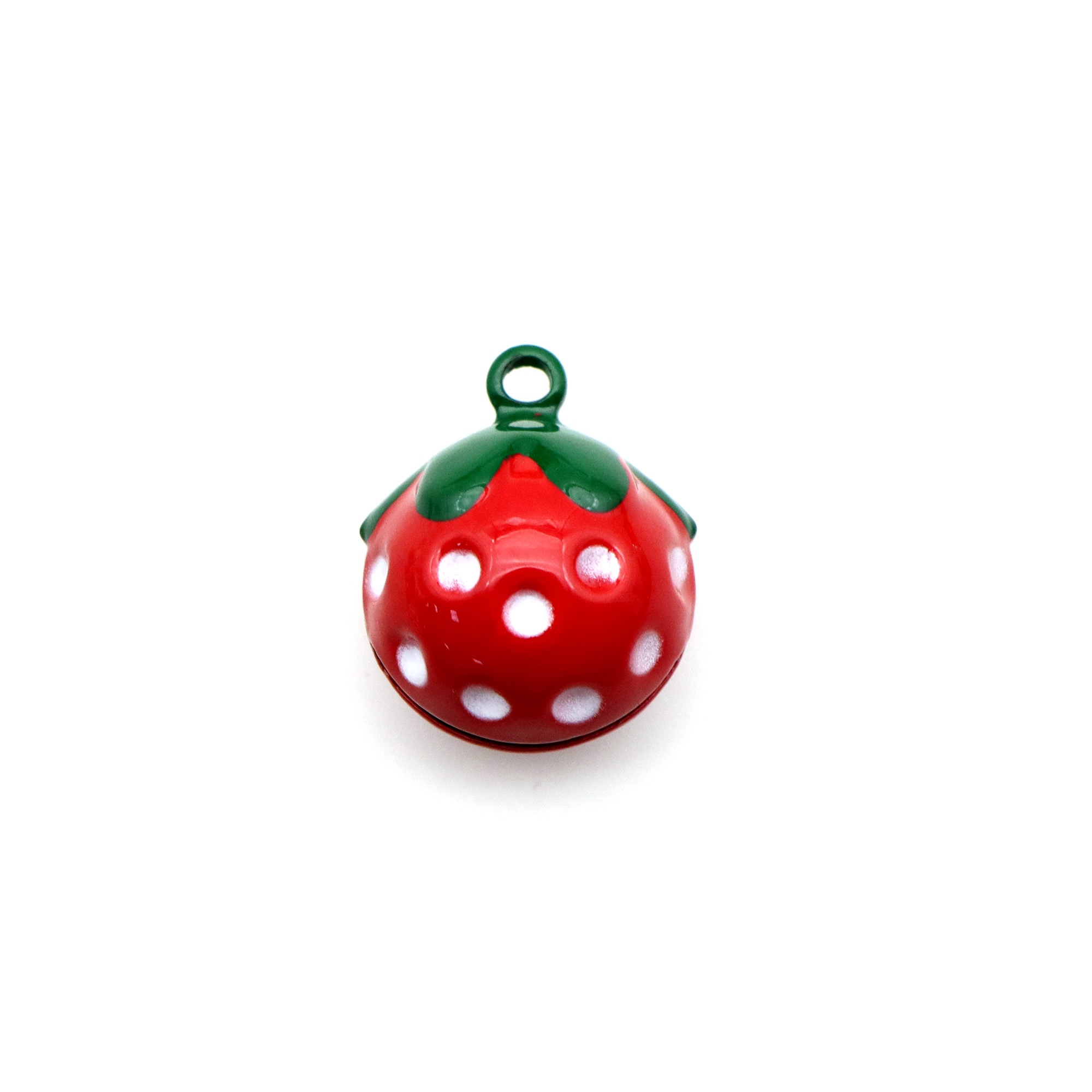 Image of 1pc Of Adorable Strawberry Bell Ornament - Perfect For Festive Occasions, For Home And Pet Decor, Party Favors, And Holiday Gift Embellishments, As Well As Pet Neck Bell Additions