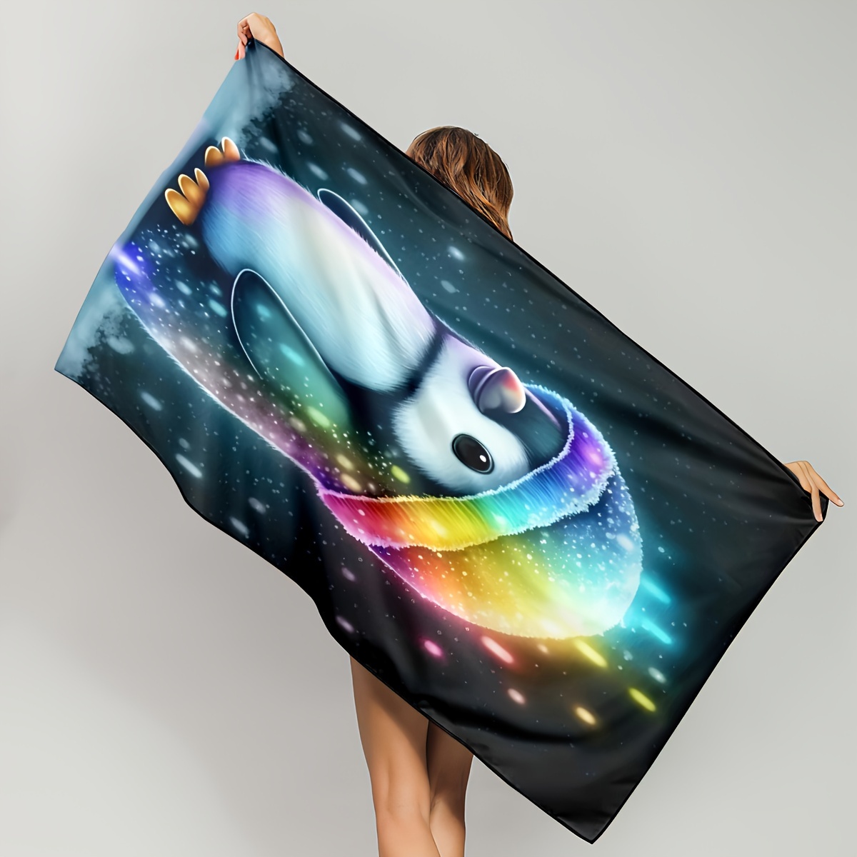 BBEXJIGY Serviette De Plage à Séchage Rapide Avec Imprimé Fruits