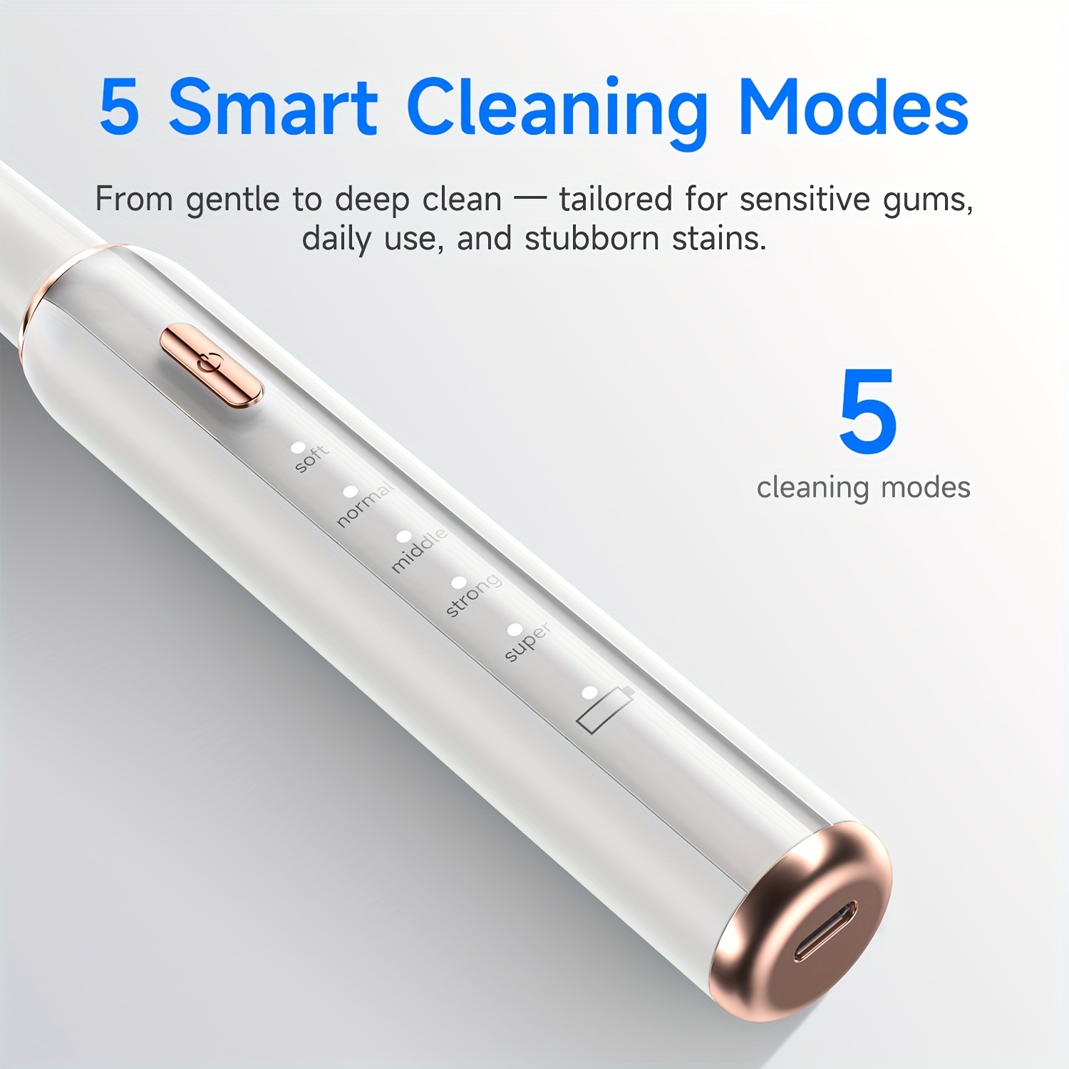 Electric Dental Oral Cleaning Set with LED Light