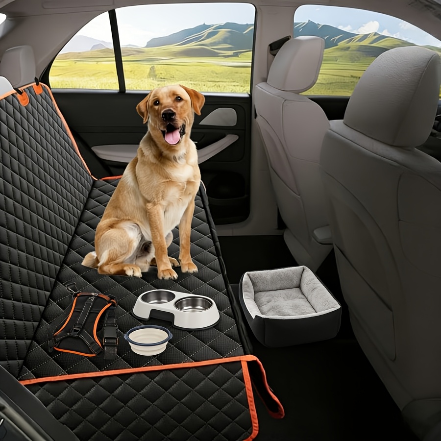 Pet Rear Seat Cover, Pet Seat Cover, Suitable For Cars, Trucks, And Suvs, Protecting Dogs From Car Seat Injuries, Anti Slip Rear Seat Cover