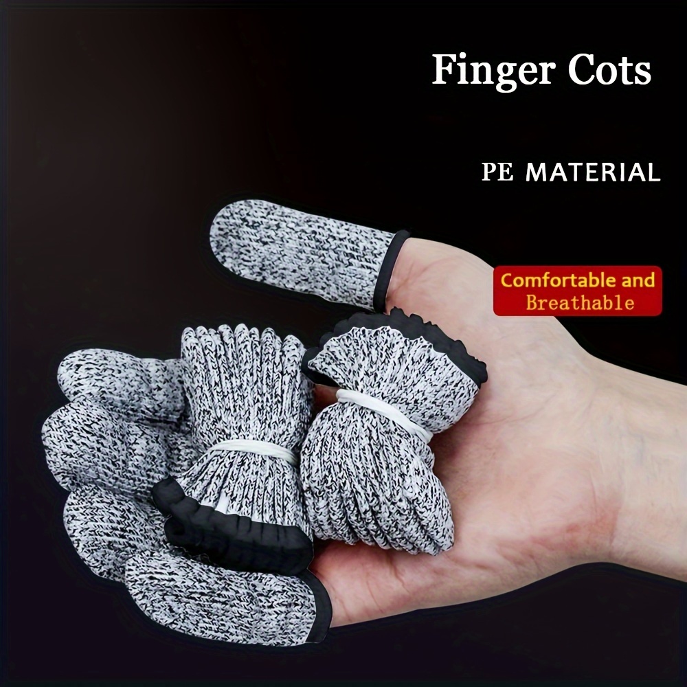 Anti cut Finger Cover Finger Protector Sleeve Level 5 High - Temu