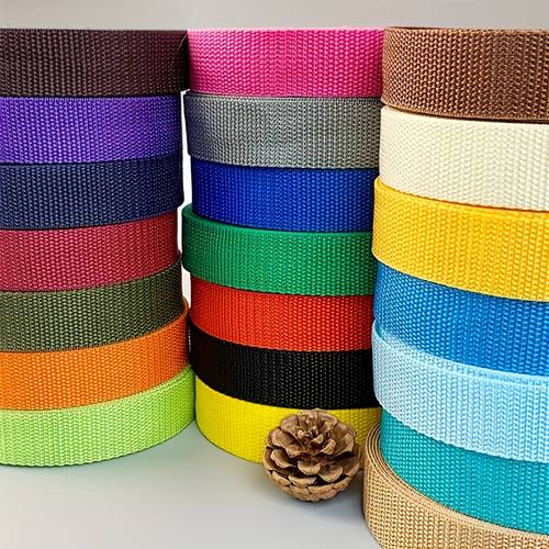 colored polypropylene webbing 50 yards x 1 18 inches suitable for diy bags canvas crafts camera straps and fashion accessories webbing for bag making