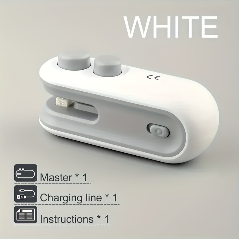 This 2-In-1 Mini Sealing Machine with a Cutter Is a Portable Sealer, Perfect for Sealing Food Bags. It'S a Handheld Device That Operates with a Easy Press, Making It a Compact Kitchen Tool Ideal for Picnics And Outings. Suitable for Chip Bags