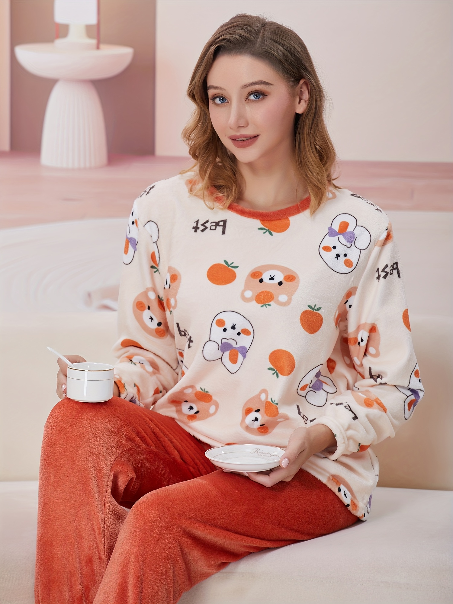 women pajamas set winter sold on Temu United States