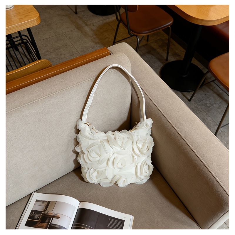 TEMU 1pc Trendy Handbag Teenager's Trendy Shoulder Underarm Small Bag Suitable For , For Teenager, For Teenager