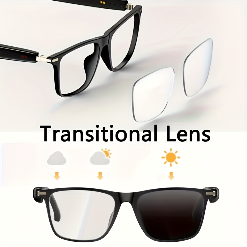 AI smart translation glasses with real-time language translator and Bluetooth audio speakers
