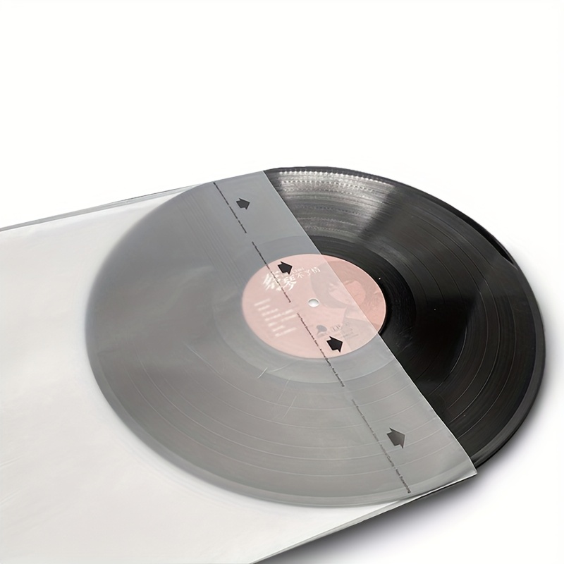50 pack   grade vinyl record inner sleeves 3 layer anti static protection with japanese rice paper lining acid free dustproof scratch resistant clear covers for 33 45 78 rpm lps   singles vinyl record care transparent sleeve design   material