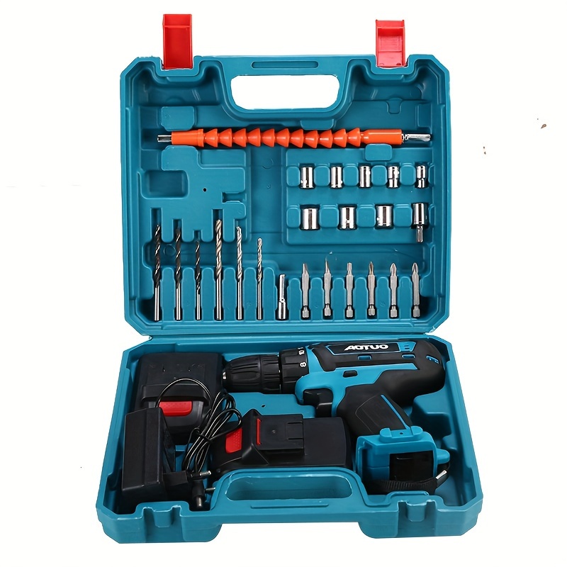 

Rechargeable Drill Lithium Drill 36vf Electric Screwdriver Driver Electric Tools Hand Drill Package