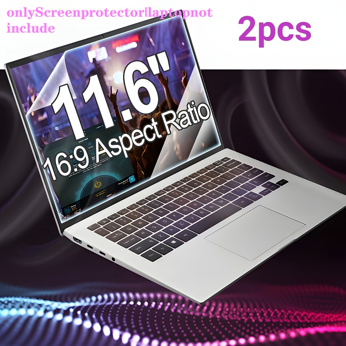E-shop Marken Direktlieferung 2 Stk. matte Displayschutzfolie für HP 11,6-Zoll 16:9 Laptops – Blendschutz, kratzfest, für HP, , , ASUS, andere