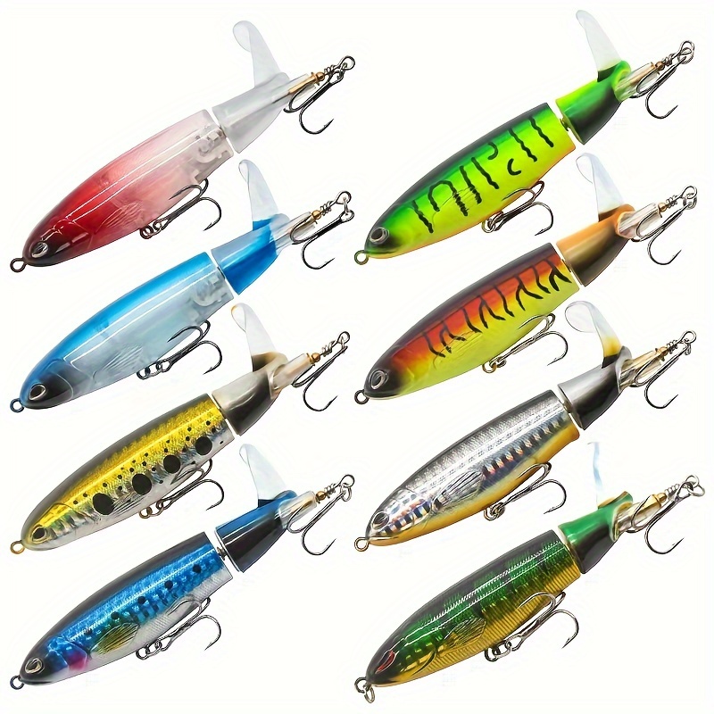 Topwater Fishing Lures Bkk Hooks Pencil Plopper Fishing - Temu
