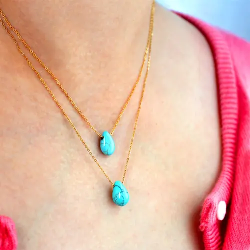 turquoise jewelry for women sold on Temu United States