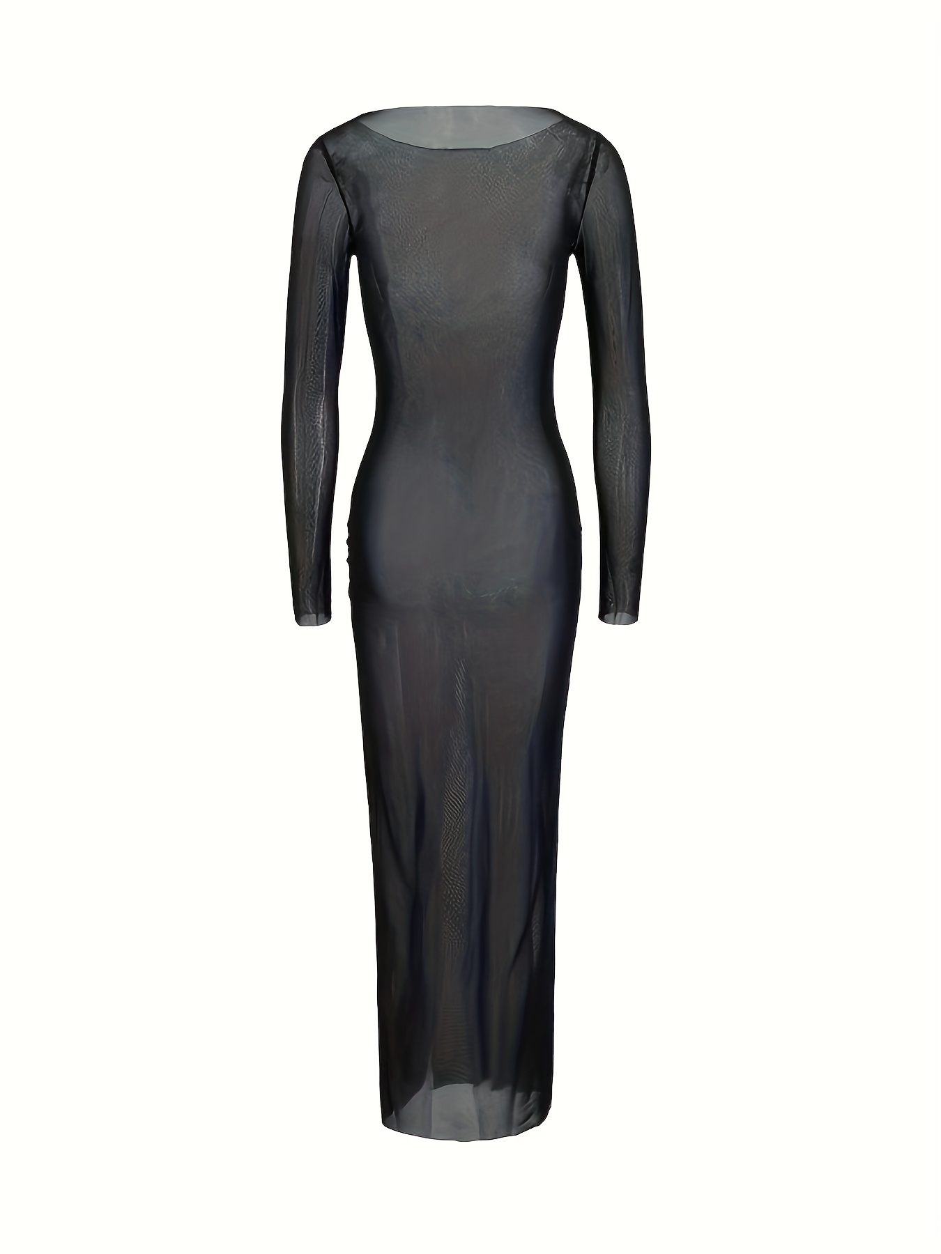 mesh strap dress Black Mesh Drape Padded Spaghetti Strap Ruched Mini Dress Medium