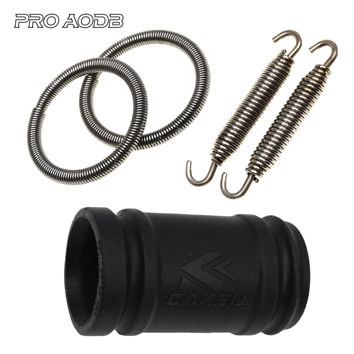 E-shop Endrohrkupplungs-Set inklusive Auspuffdichtungsring-Feder für KTM SX, XC, EXC, XCW TPI 250 und 300, sowie TC, TE, TX Modelle von 2017 bis 2023