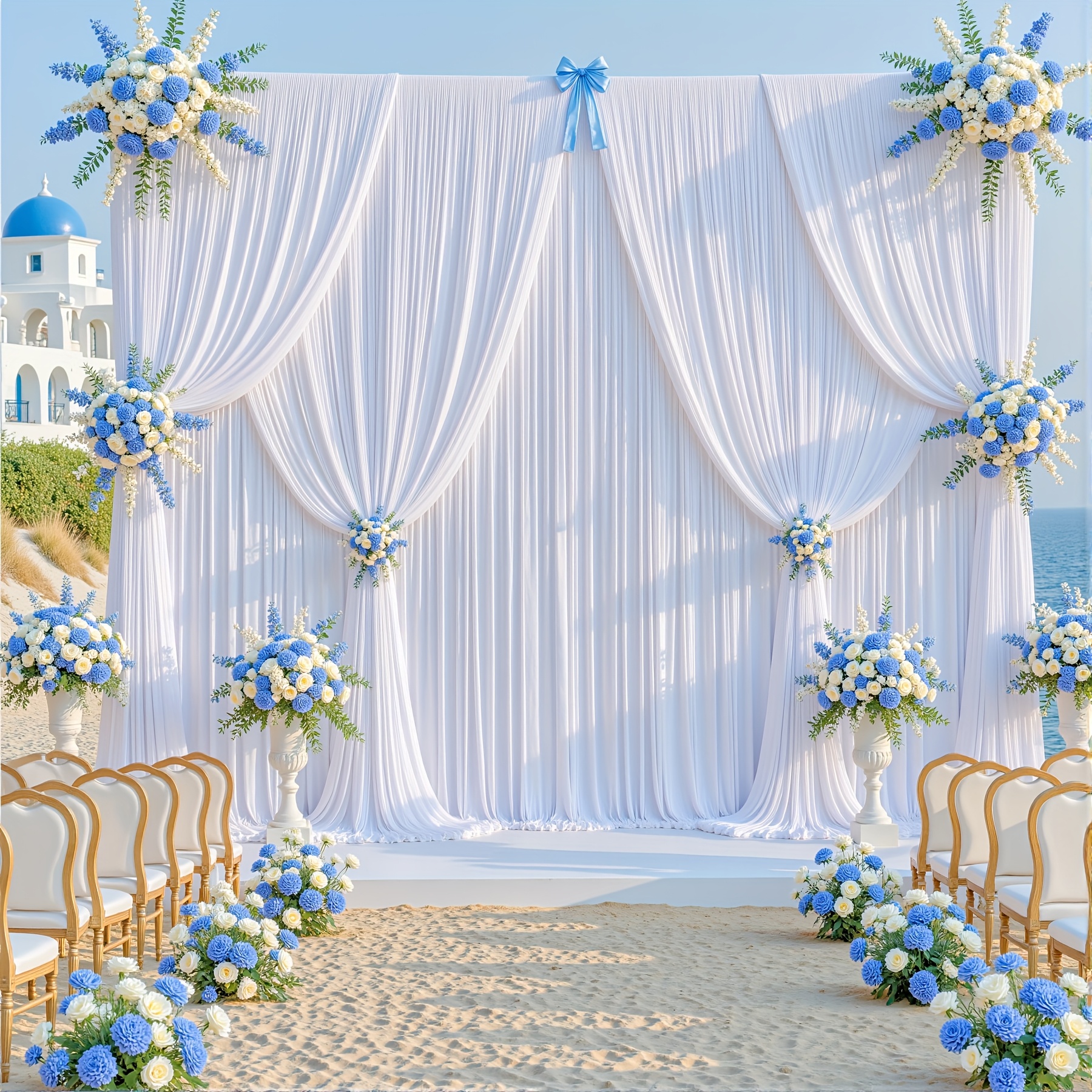 TEMU 4pcs Of 5ft*10ft Elegant Polyester Blackout Curtains, With Solid Color Fabric Pole Bags For Hanging, Soft And Smooth, Wear-resistant And