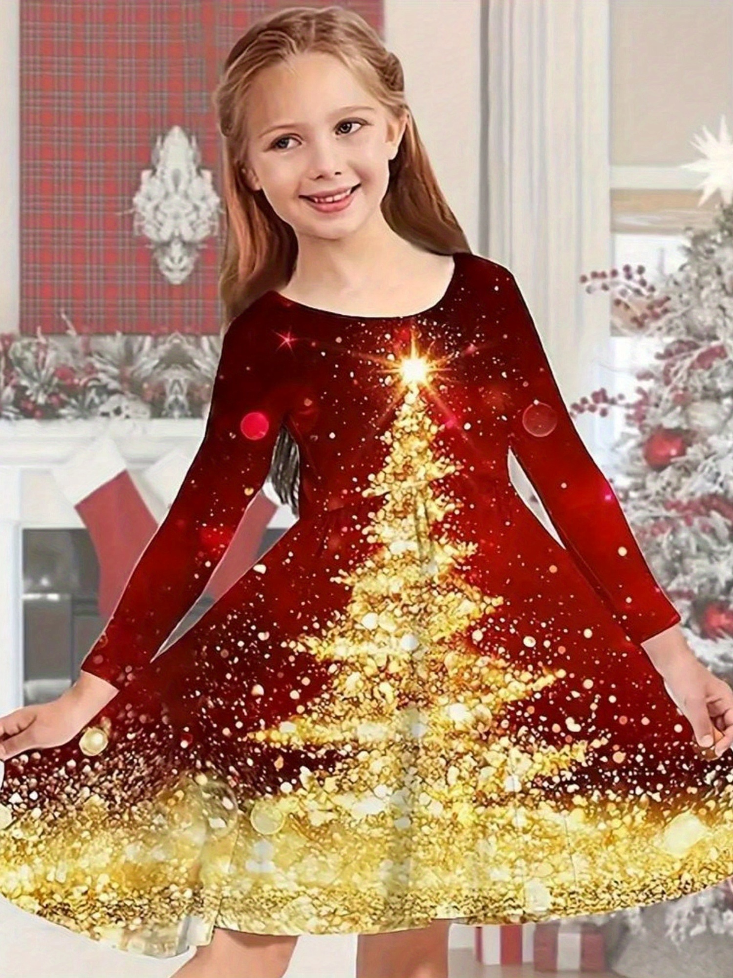 white christmas dresses Champagne Metallic Midi Dress | Purple Door Boutique