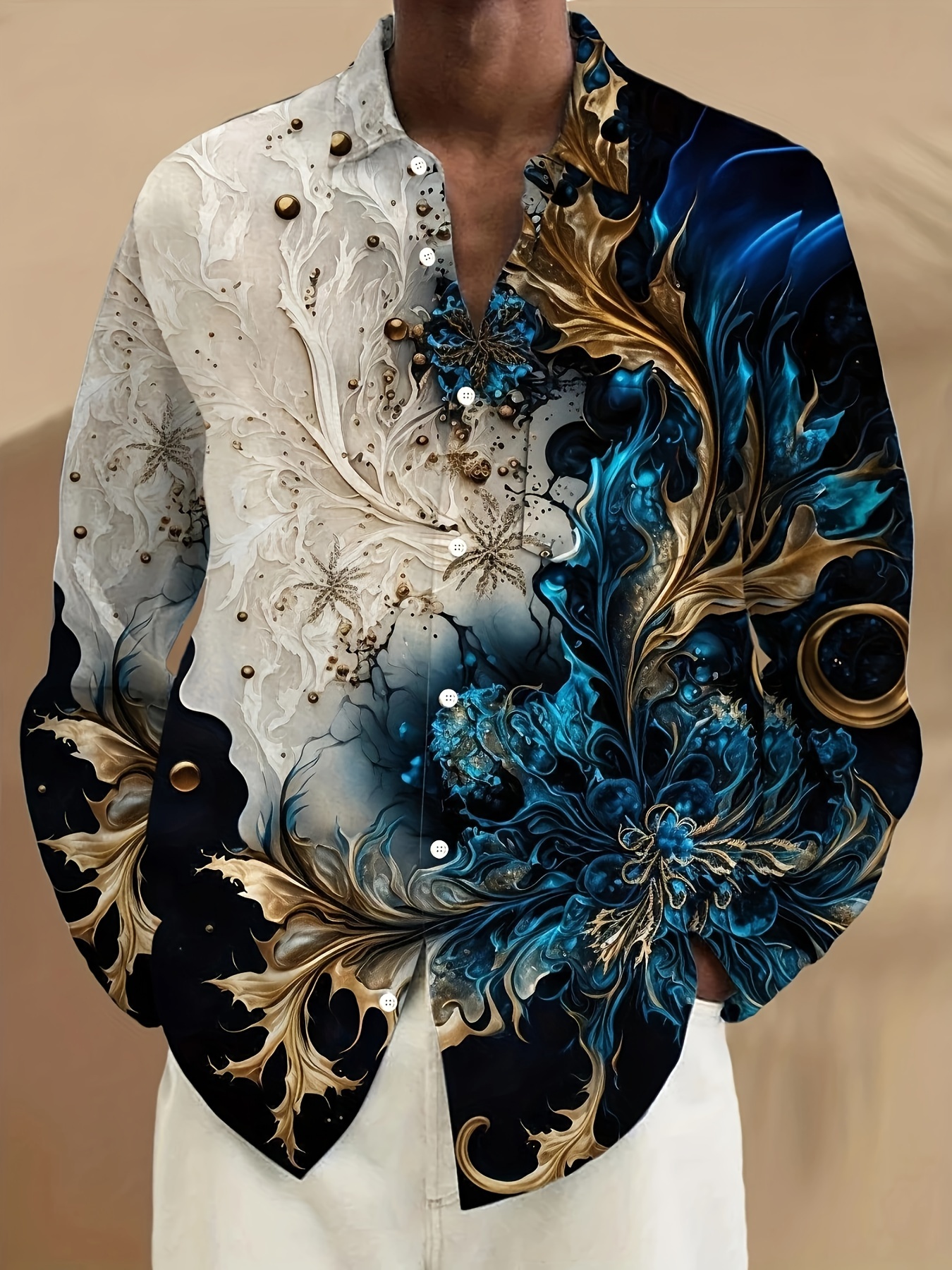 Acheter Satin Soie Chemise Femmes Hauts à La Mode Manches Bouffantes Floral Brodé Femmes Blouse Boutons Chic Femme Vêtements Blusas 22261