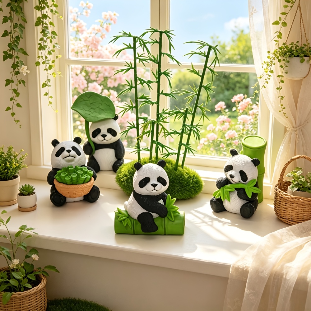TEMU 10pcs Set, Desktop Scene Figurine Ornaments, Mini Decorative Figurine Ornaments, Not A Toy, No Electricity Required, Home Desktop Scene Home