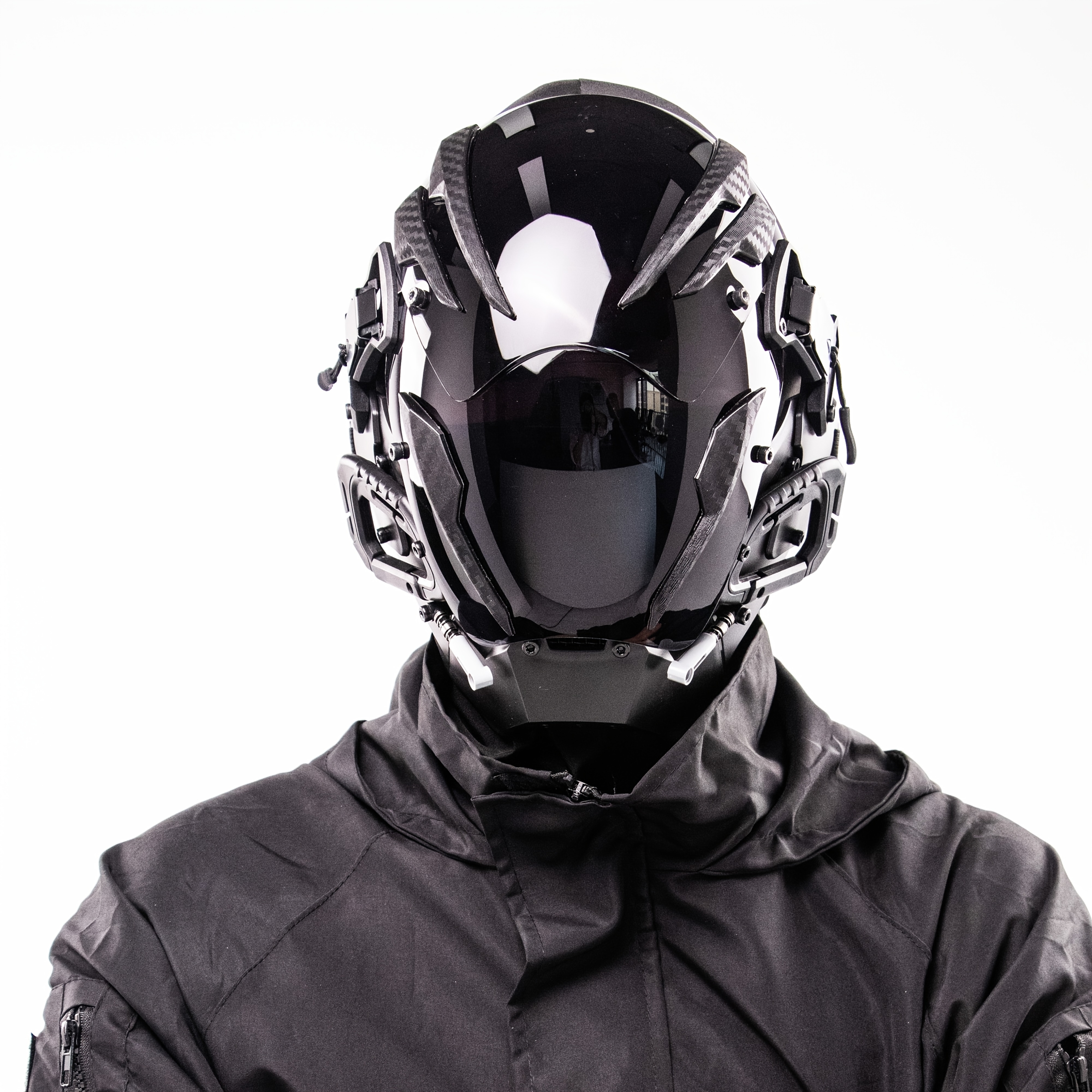 Futuristic Tactical Motorcycle Helmet Futuristic Full Face