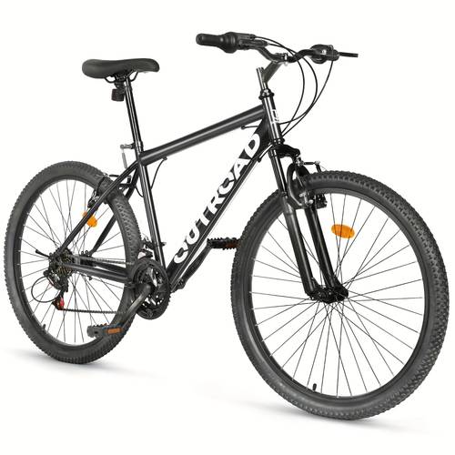 mountian bikes with 7 for adult youth 26 inch mens womens mtb with widened carbon front suspension commuting bikes with u brakes grey