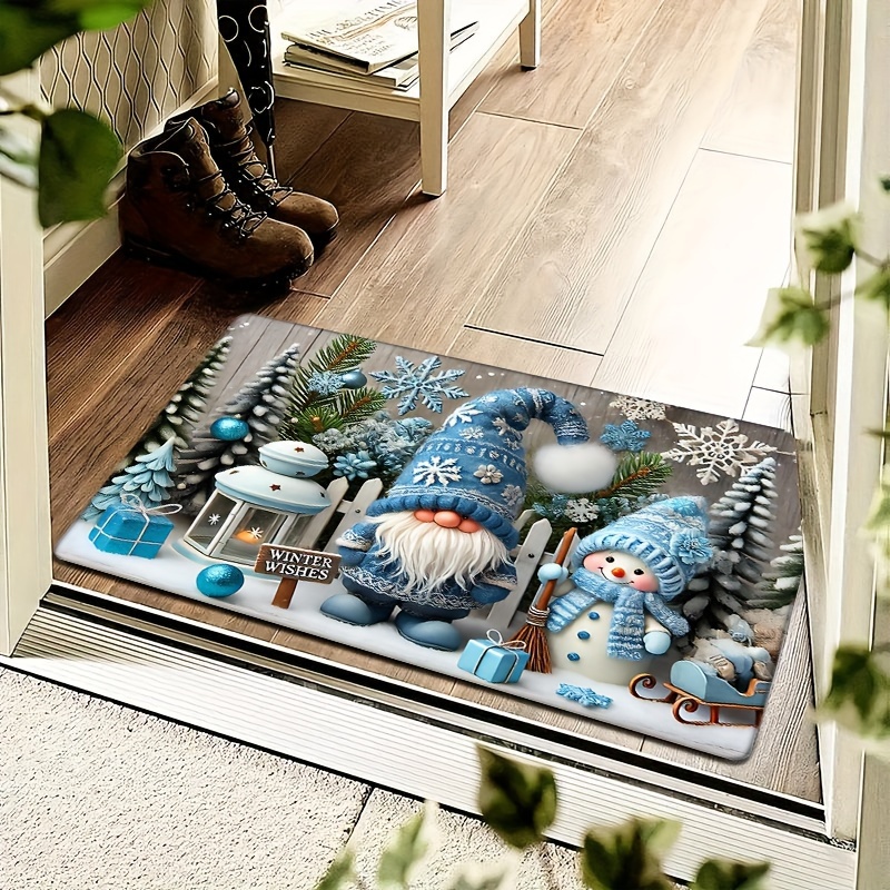 

1pc Christmas Mat - 1.2cm , & -, For In , , Bathroom,