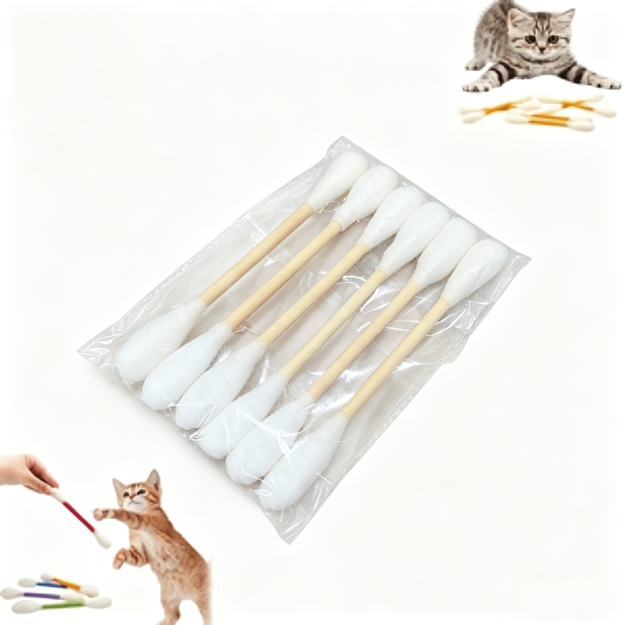 6pcs set pet teething toys durable chew toys for cats large kitten teething chew rope   felt   boredom relief and exercise play aid great gift for pets
