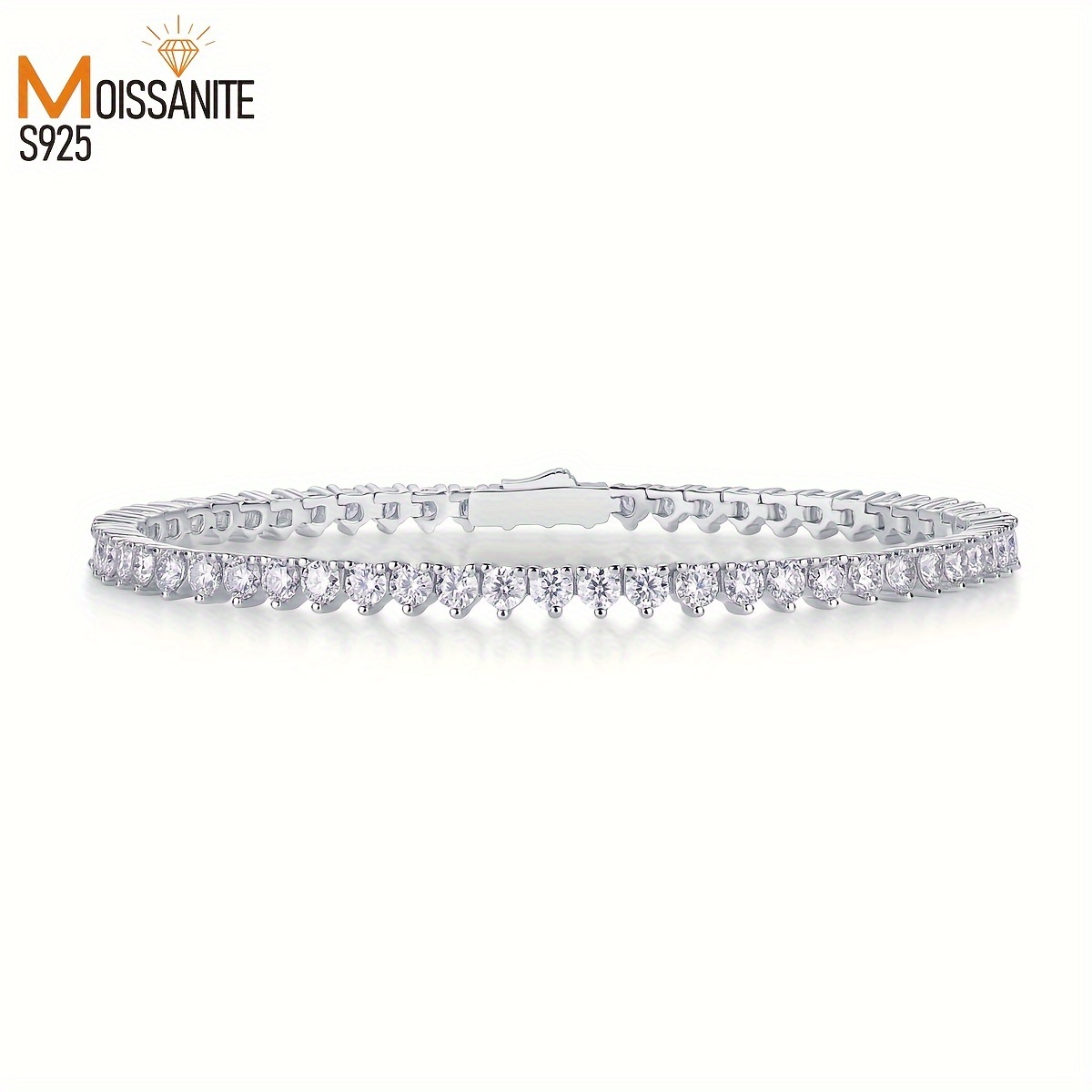 

1 Pcs 18k Gold 925 Moissanite Bracelet Ladies Bracelet Engagement For Men And Women For