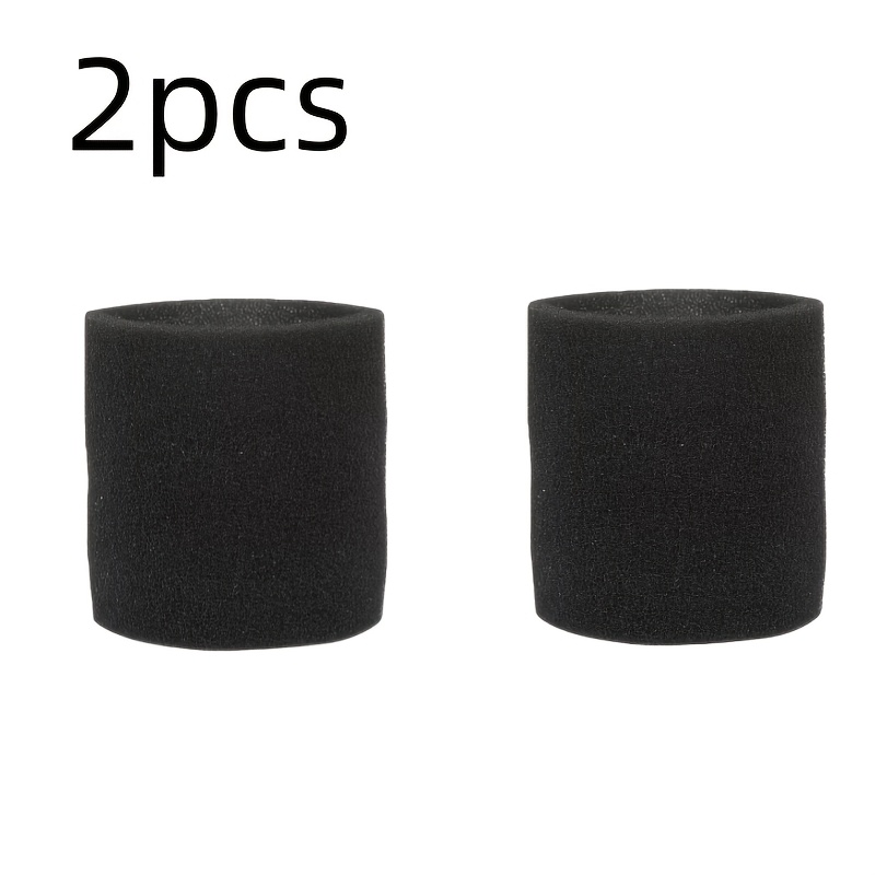 TEMU Juego de 2 filtros de de espuma para accesorios de aspiradora Shop Vac, piezas de repuesto para aspiradoras de agua y , filtros de repuesto de