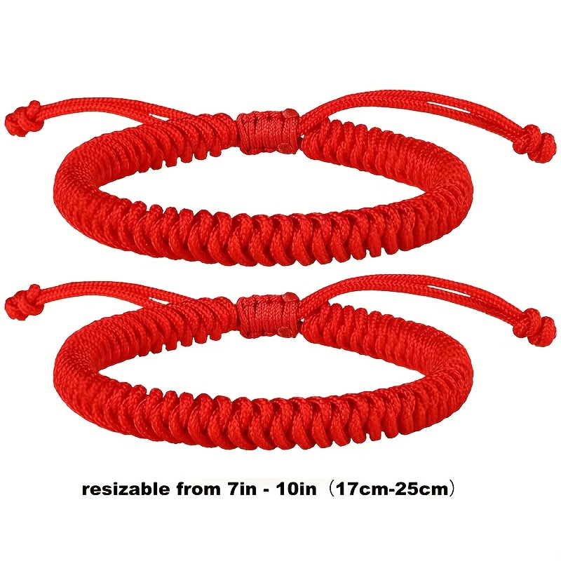 2pcs Couple Bracelets Red String Bracelets for Men And Women