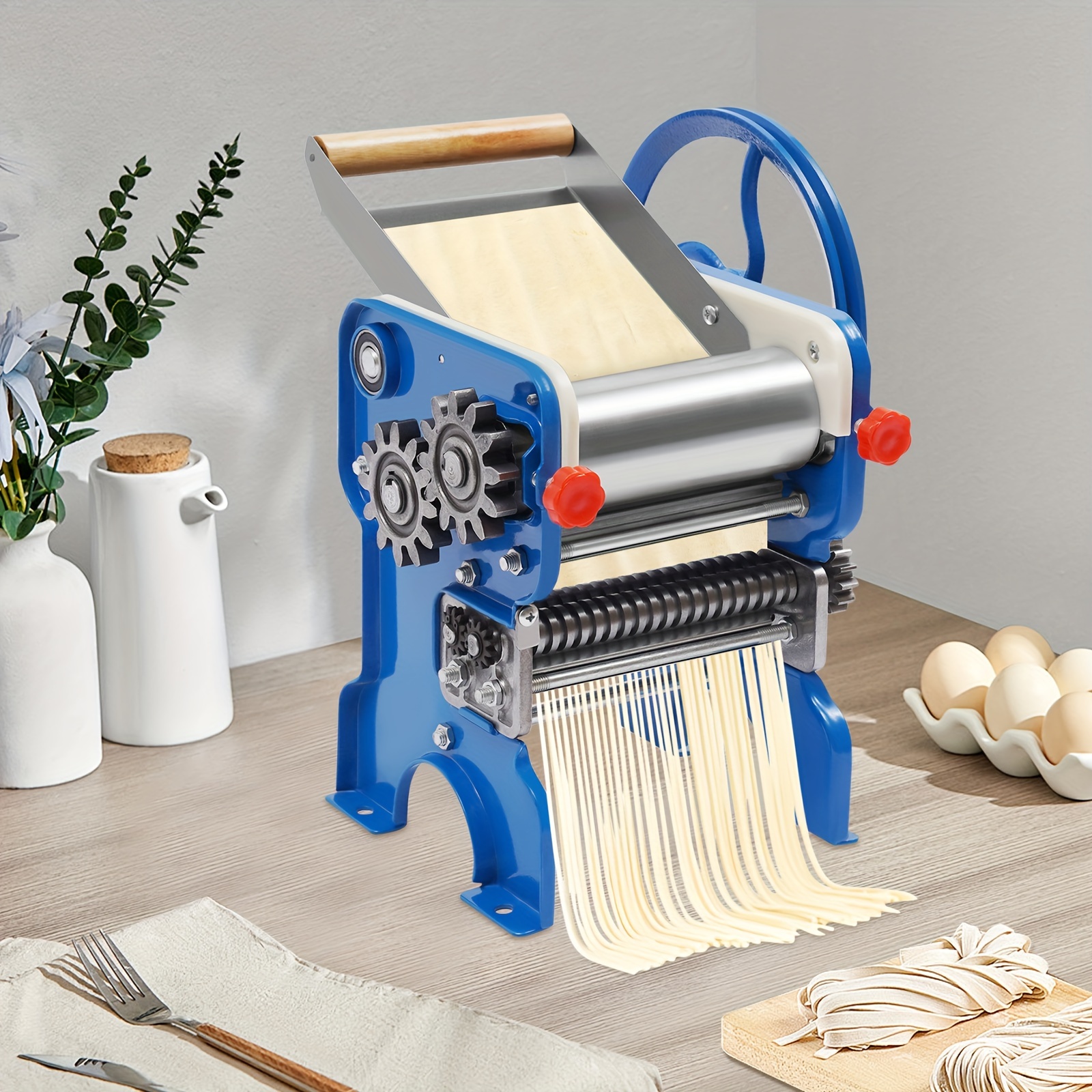 

Commercial Manual Pasta Press Maker Noodle Machine Dumpling Skin Maker Stainless