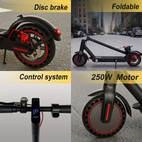 adult  c scooter folding  c scooter   with a 350 watt motor   of 19 miles per hour   range of   8 5 inch solid tires commuter  c   scooter  c scooter with seat dual motor