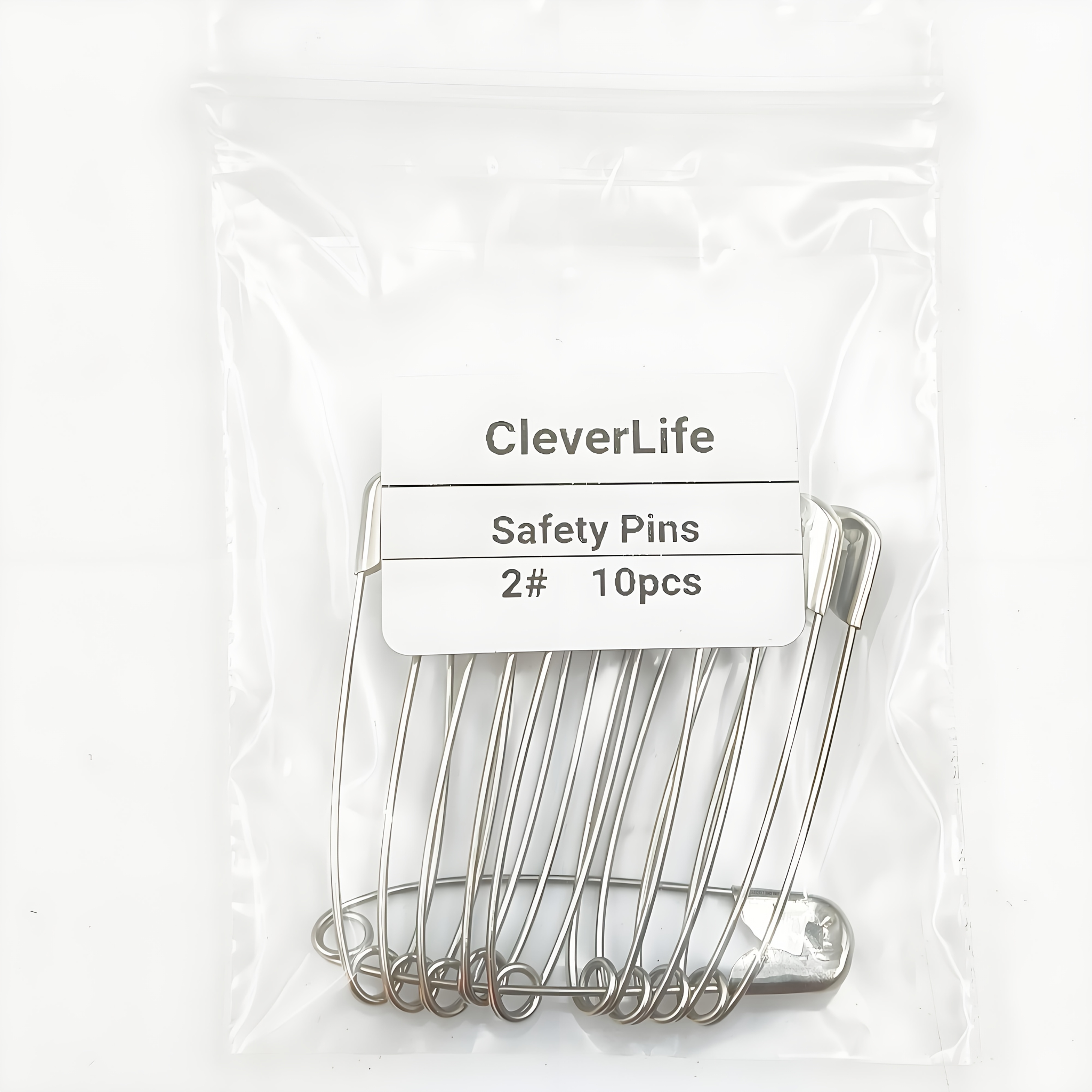 10/1000pcs 2nd Rust-proof Safety Pins, Non-rusting, For Handmade Sewing Supplies, Clothing Additions, Silvery, 1.44in