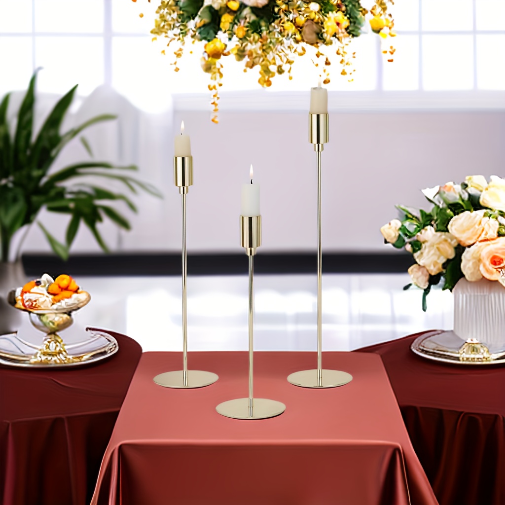 Candlestick Holders Table Centerpieces Taper Candlestick - Temu