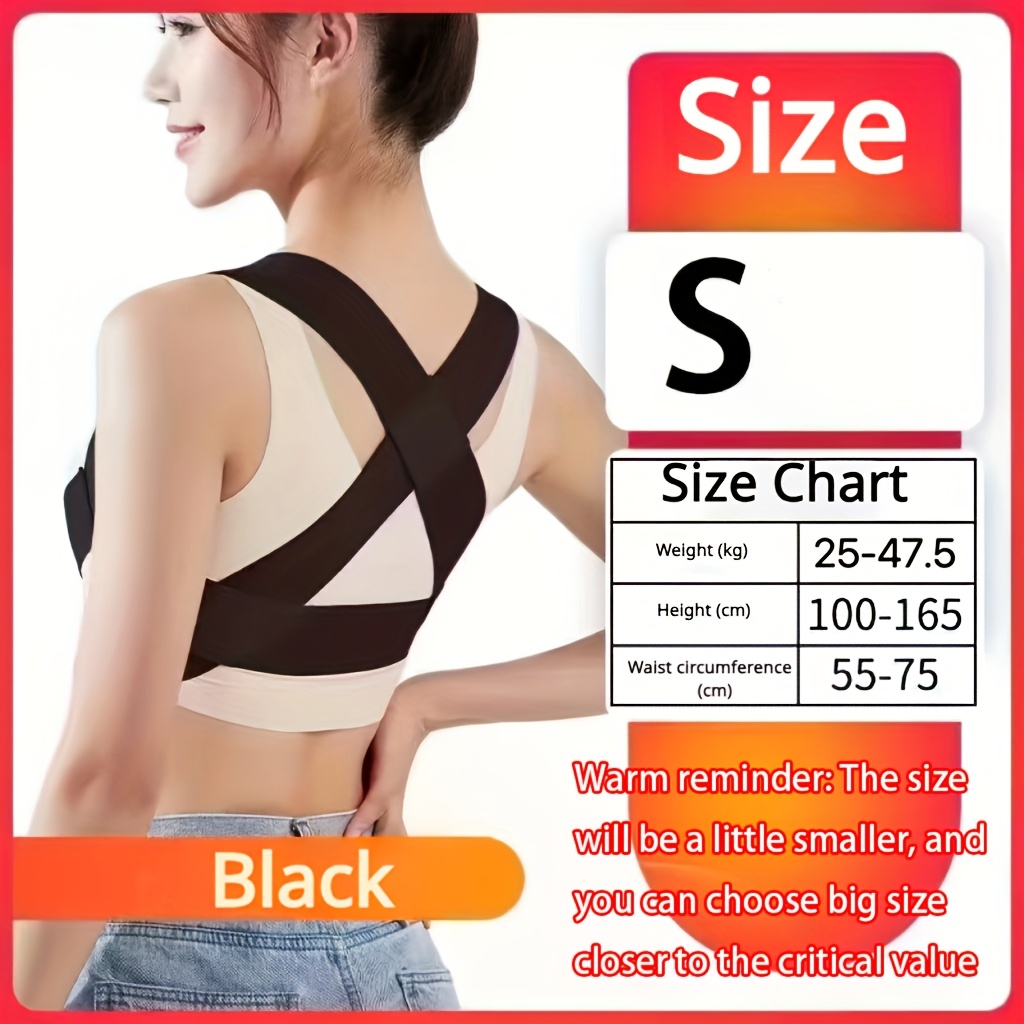 Posture-correcting Back Brace For Adult Women, With An , Adjustable For A , Featuring Shoulder Support Straps. /m/l Sizes, It Improve Posture.