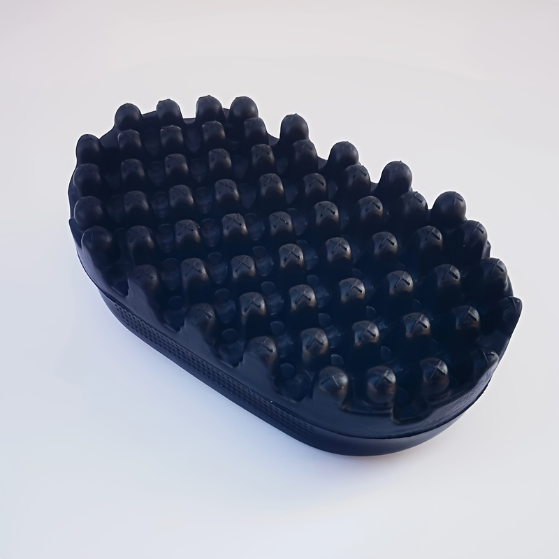 TEMU 1 Rouleau Éponge en Caoutchouc, Durable et Lavable, Outil de Coiffure Luxueux pour Cheveux Bouclés et Cheveux 4C, Éponge à Boucler Portable,