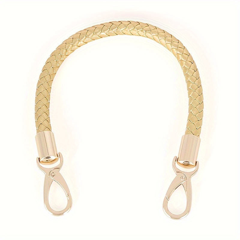 TEMU 1pc Tracolla in intrecciata, materiale PU, tracolla a , accessorio per borsa a tracolla, 15.74 pollici, moda casual versatile, tracolla colorata
