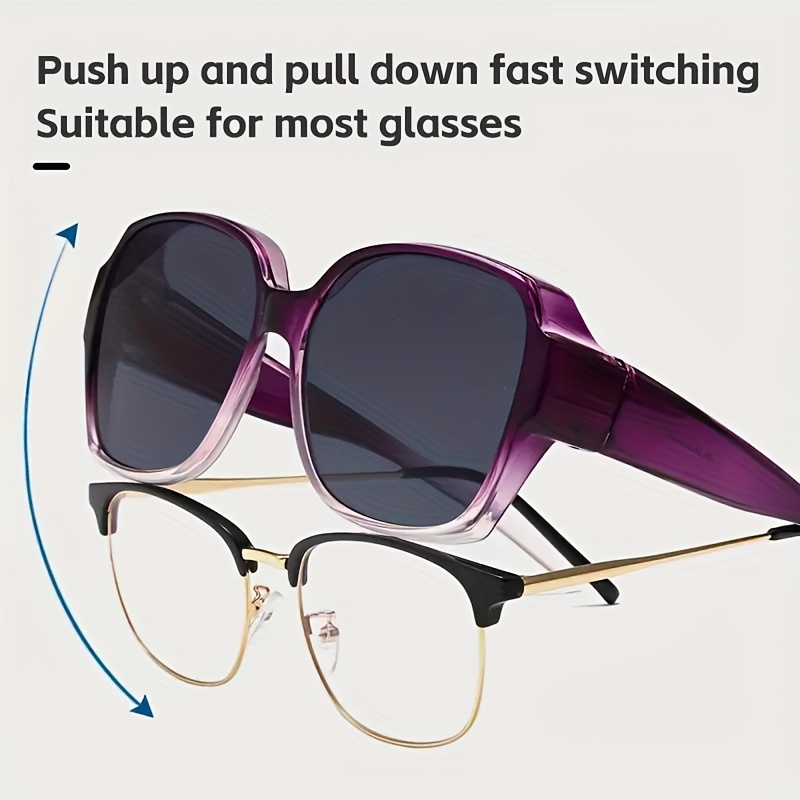 

Oversized Fashion Glasses, Unisex Stylish Comfortable Eyewear For Outdoor Activities, Party, Casual Travel, Driving, Fishing, Suitable For Men And Women