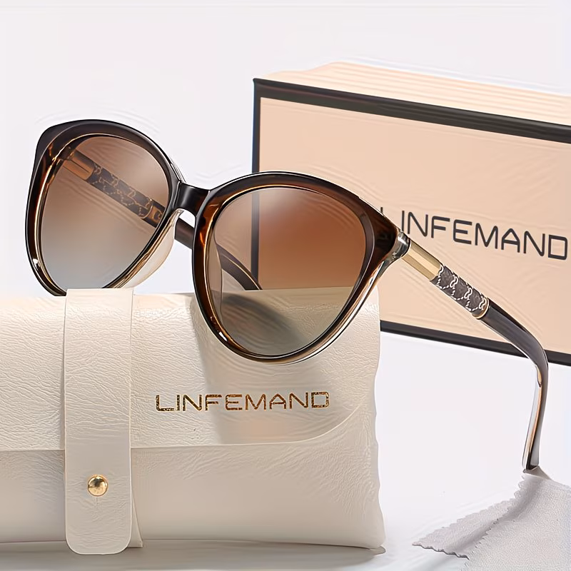 cat eye womens fashion glasses brand design with unique summer temple decorations perfect as a holiday gift Product details 5