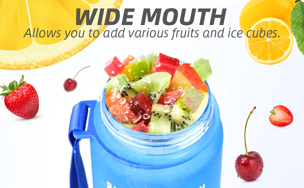 Gourde Sportive de 33,81 oz avec Paille et Couvercle -Fuites – Idéale pour la Gym, le Fitness, le Vélo, l'École et le Bureau