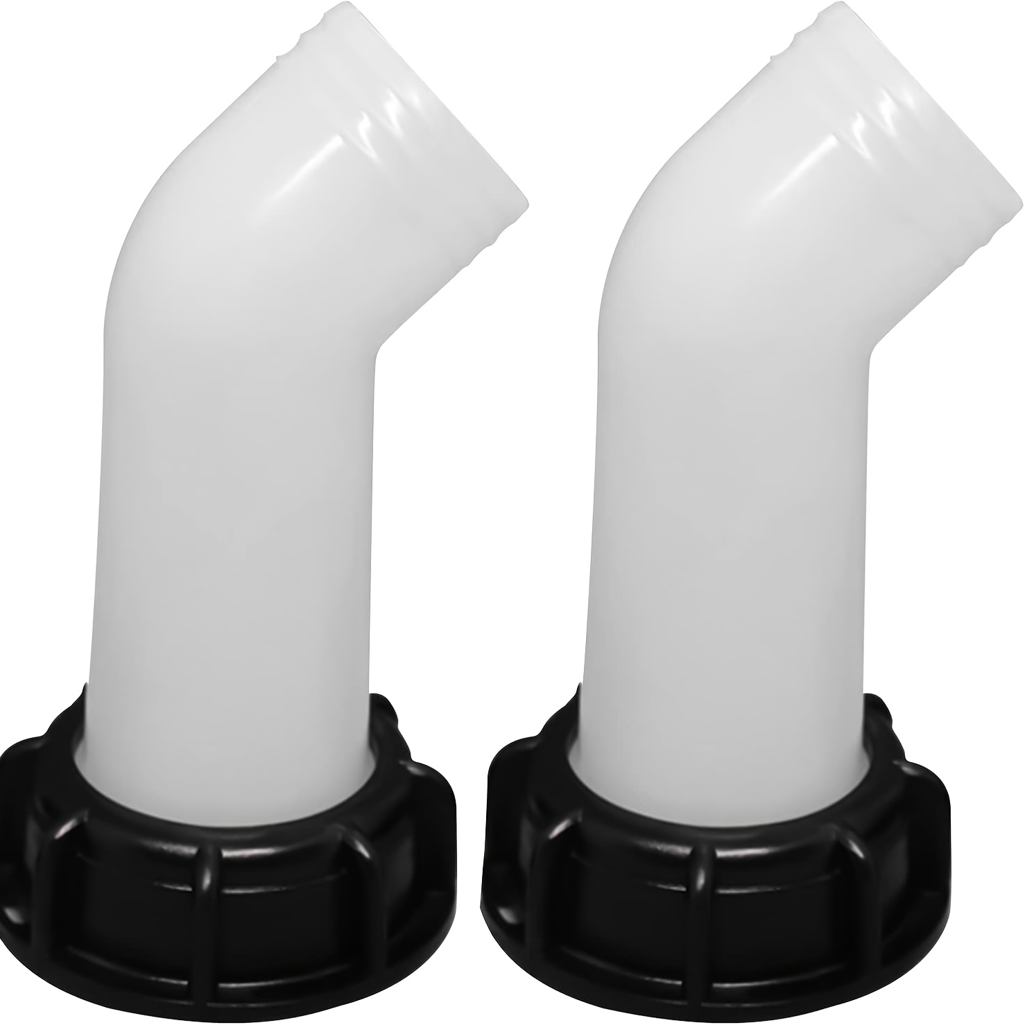 Image of 2pcs Drain Plug Set With Nut For Ibc 1000l Water Tank, Nozzle Valve Connector, Extension Pipe, Nozzle Adapter, Ibc Water Tank Faucet Spout For Ibc Tank Installation, 2-inch