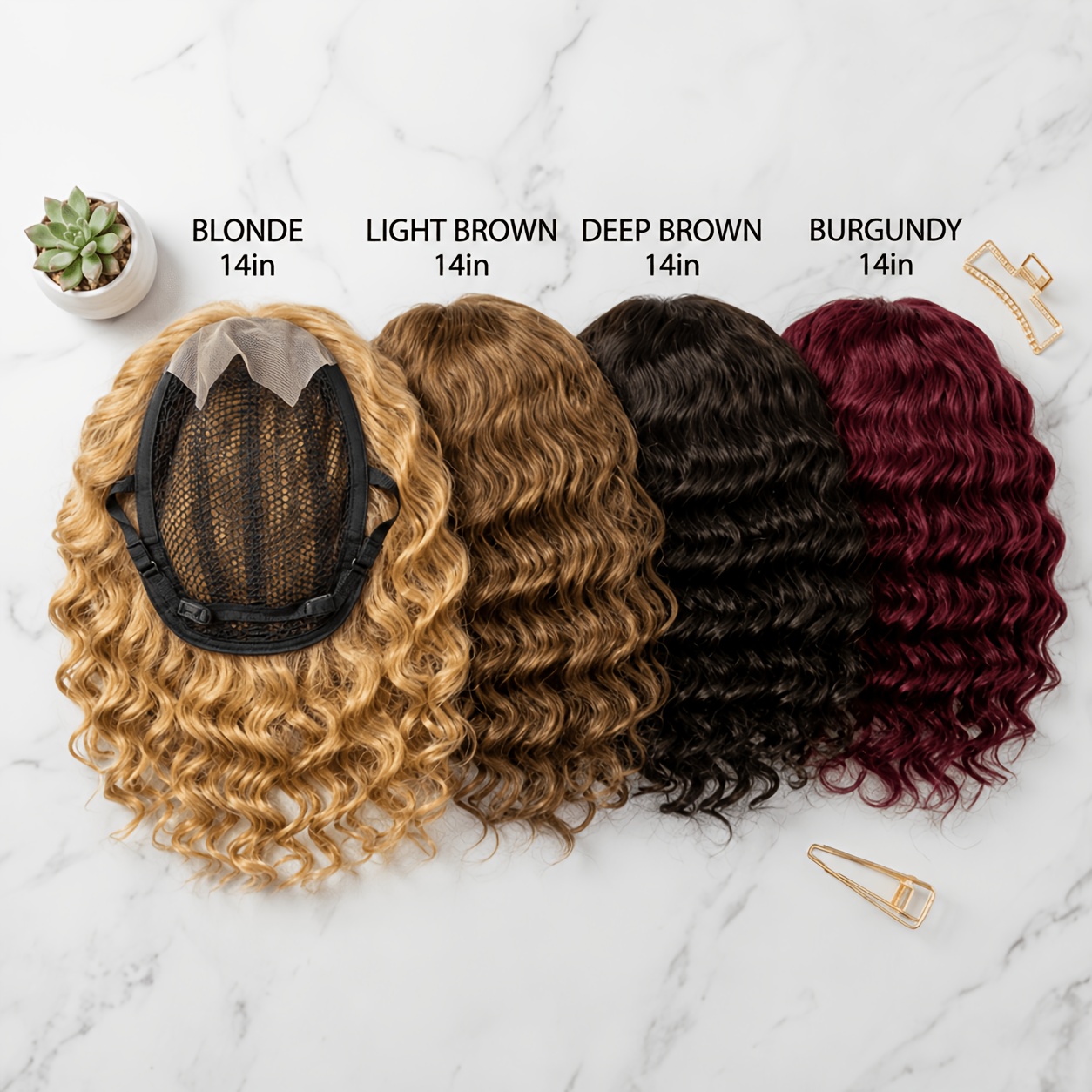 TEMU Instant Curly Bob! Glueless Deep Wave Wig, For , Trendy 2026 Hair, Multiple Colors