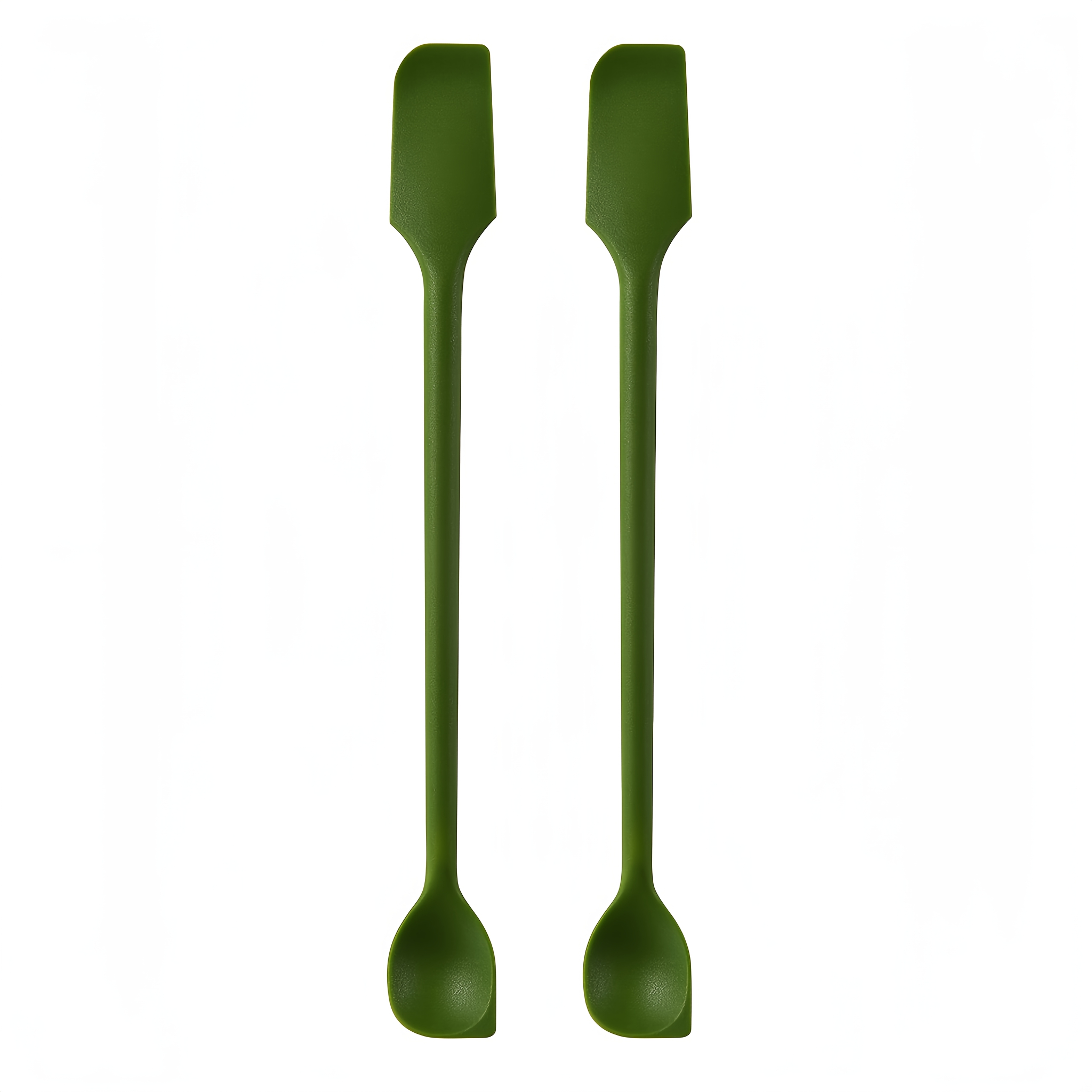 2pcs Multi-functional Silicone Jam Scraper, Dual-ended Mini Spatula For Cooking And Jam Spreading