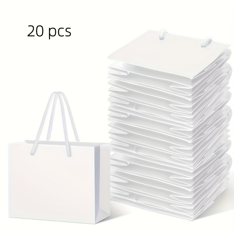 white paper gift bags sold on Temu United States